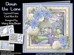 Down the Lane - Layered Frame Card Mini Kit