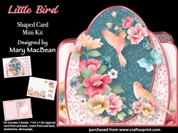 Little Bird - Shaped Card Mini Kit