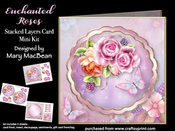 Enchanted Roses - Stacked Layers Card Mini Kit