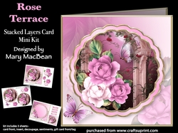 Rose Terrace - Stacked Layers Card Mini Kit