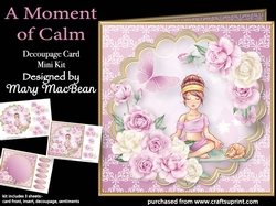A Moment of Calm - Decoupage Card Mini Kit