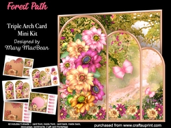Forest Path - Triple Arch Card Mini Kit
