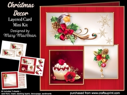 Christmas Decor - Layered Card Mini Kit