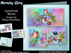 Morning Glory - Layered Card Mini Kit