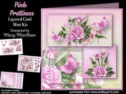 Pink Prettiness - Layered Card Mini Kit