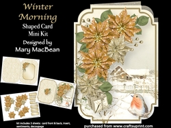 Winter Morning - Shaped Card Mini Kit