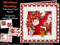 Christmas Planning - Frilly Frame Card Mini Kit