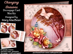 Changing Seasons - Decoupage Card Mini Kit