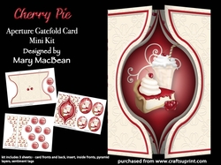 Cherry Pie - Aperture Gatefold Card Mini Kit