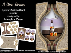 A Wee Dram - Aperture Gatefold Card Mini Kit