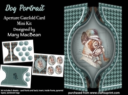 Dog Portrait - Aperture Gatefold Card Mini Kit