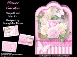 Flower Garden - Shaped Card Mini Kit