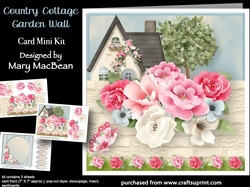 Country Cottage - Garden Wall Card Mini Kit