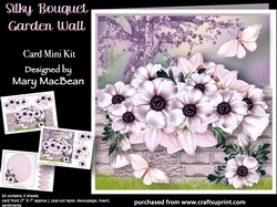 Silky Bouquet - Garden Wall Card Mini Kit