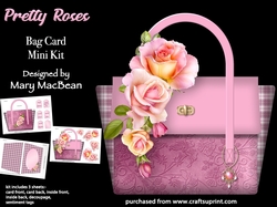 Pretty Roses - Bag Card Mini Kit