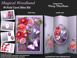 Magical Woodland - W-Fold Card Mini Kit