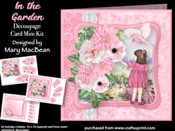In the Garden - Decoupage Card Mini Kit