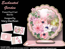 Enchanted Garden - Framed Easel Card Mini Kit