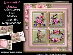 Enchanted Garden - Square Layers Card Mini Kit