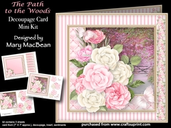 The Path to the Woods - Decoupage Card Mini Kit