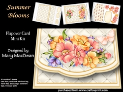 Summer Blooms - Flapover Card Mini Kit