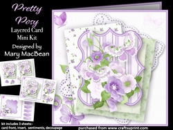 Pretty Posy - Layered Card Mini Kit