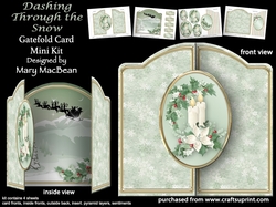 Dashing Through the Snow - Gatefold Card Mini Kit