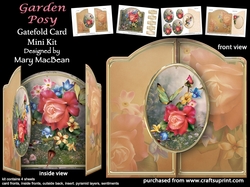 Garden Posy - Gatefold Card Mini Kit
