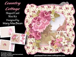 Country Cottage - Shaped Card Mini Kit