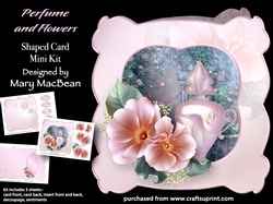 Perfume and Flowers - Shaped Card Mini Kit