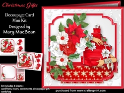 Christmas Gifts - Decoupage Card Mini Kit