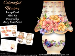 Colourful Blooms - Lamp Card Mini Kit