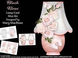 Blush Roses - Lamp Card Mini Kit