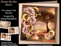 Down by the River - Decoupage Card Mini Kit