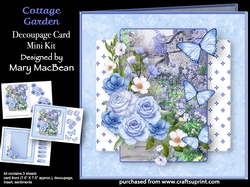 Cottage Garden - Decoupage Card Mini Kit