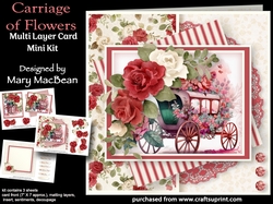 Carriage of Flowers - Multi-Layer Card Mini Kit