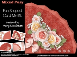 Mixed Posy - Fan-Shaped Card Mini Kit