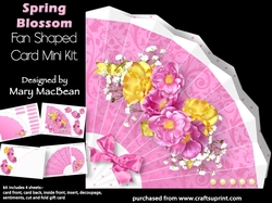 Spring Blossom - Fan-Shaped Card Mini Kit