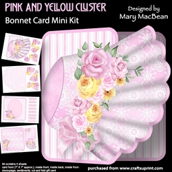 Pink and Yellow Cluster - Bonnet Card Mini Kit