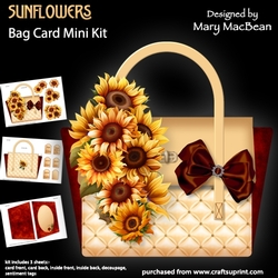 Sunflowers - Bag Card Mini Kit