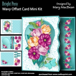 Bright Posy - Wavy Offset Card Mini Kit