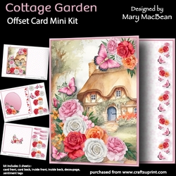 Cottage Garden - Offset Card Mini Kit