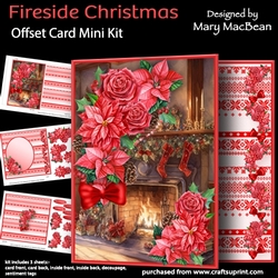 Fireside Christmas - Offset Card Mini Kit