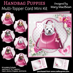 Handbag Puppies - Multi-Topper Card Mini Kit