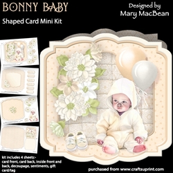 Bonny Baby - Shaped Card Mini Kit
