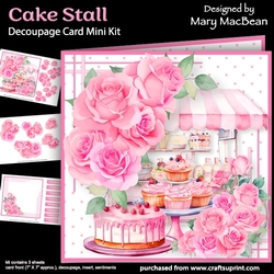 Cake Stall - Decoupage Card Mini Kit