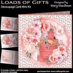 Loads of Gifts - Decoupage Card Mini Kit