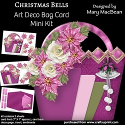 Christmas Bells - Art Deco Bag Card Mini Kit