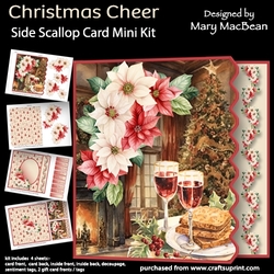 Christmas Cheer - Side Scallop Card Mini Kit