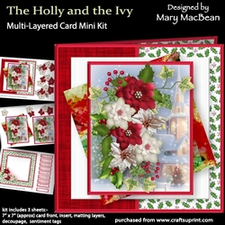 The Holly and the Ivy - Multi-Layered Card Mini Kit